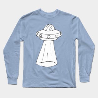 Spaceship Doodle Long Sleeve T-Shirt